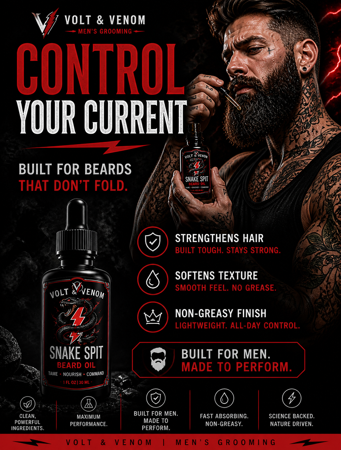 Snake Spit — Premium Beard Oil