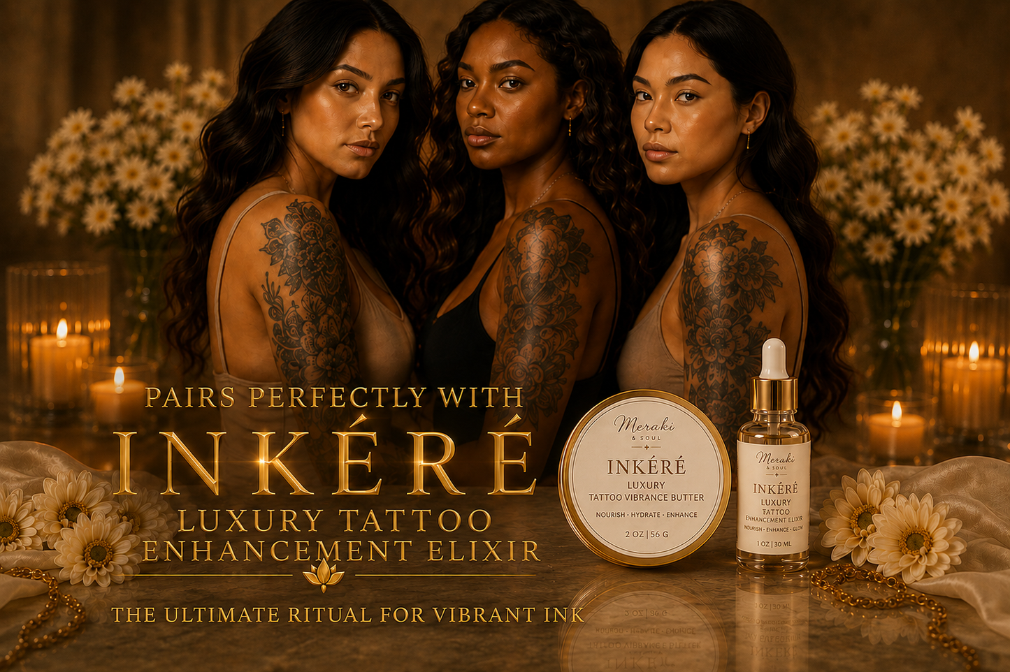 INKÉRÉ Tattoo Butter | Luxury Tattoo Vibrance Butter