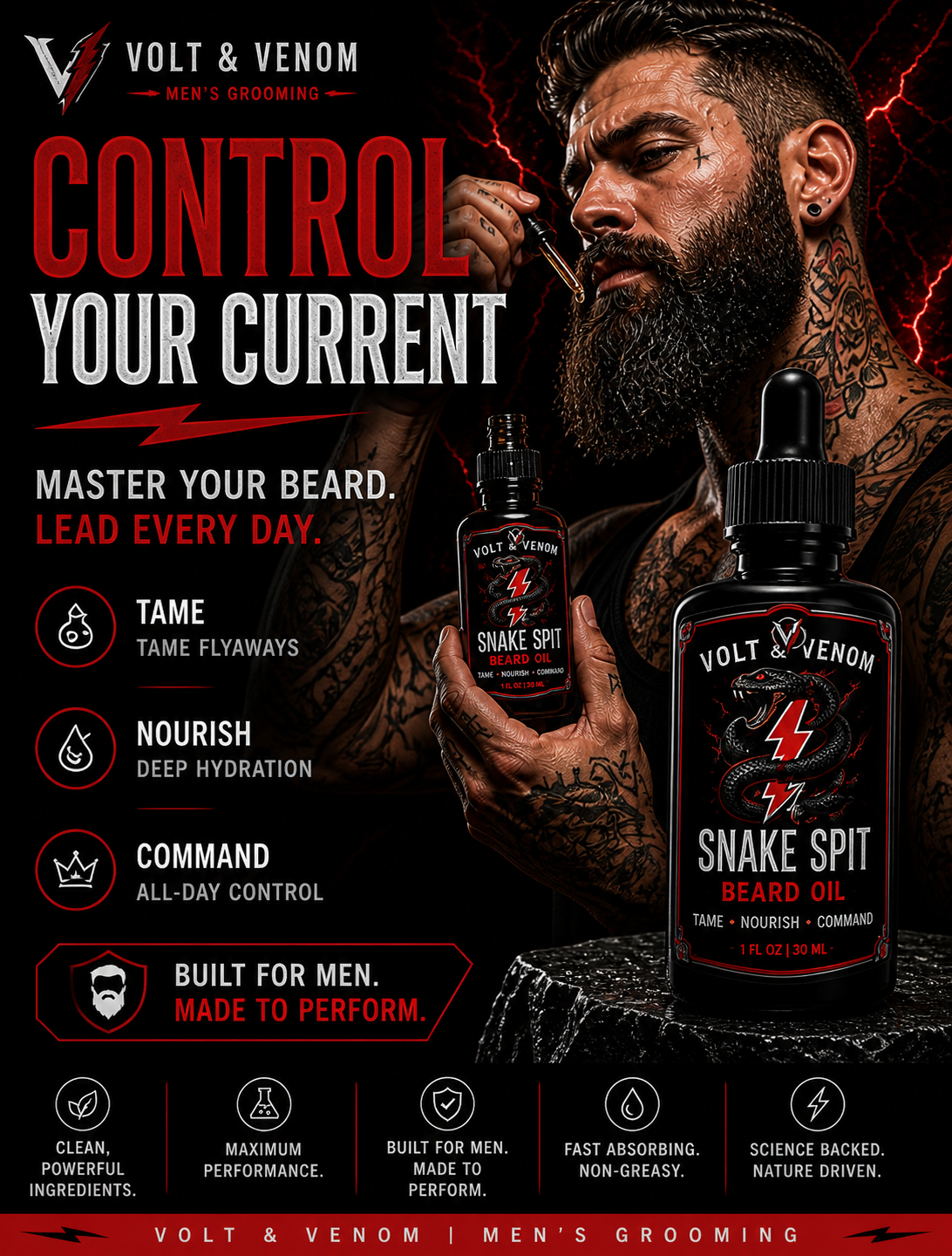 Snake Spit — Premium Beard Oil