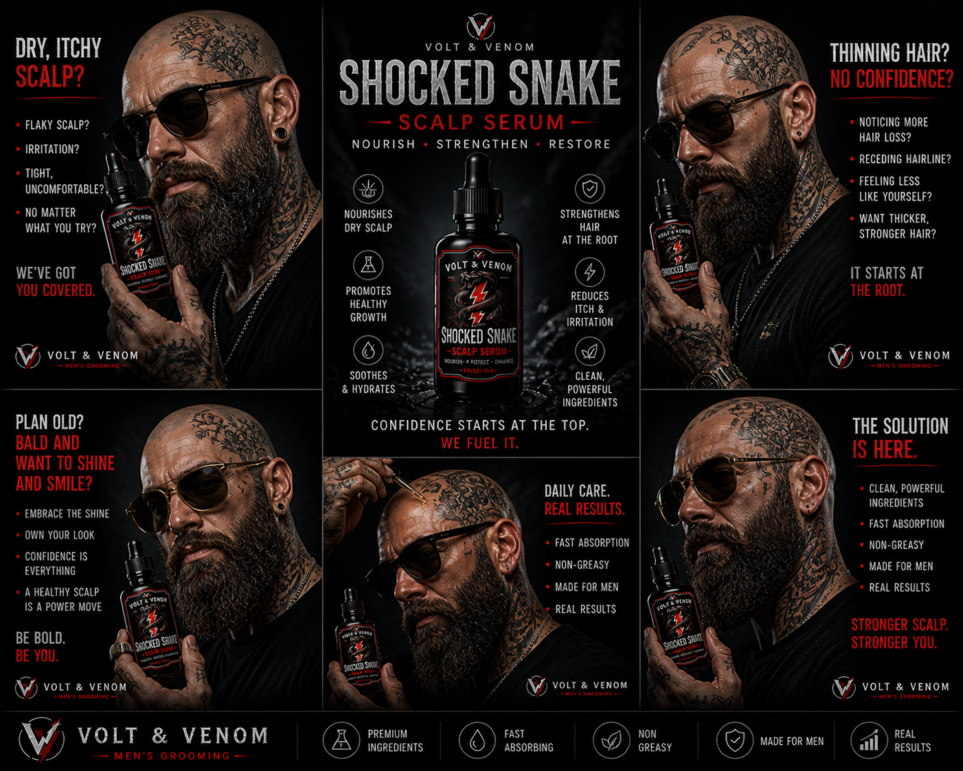 Shocked Snake — Premium Scalp Serum