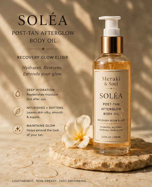 SOLÉA POST-TAN AFTERGLOW BODY OIL — Recovery Glow Elixir