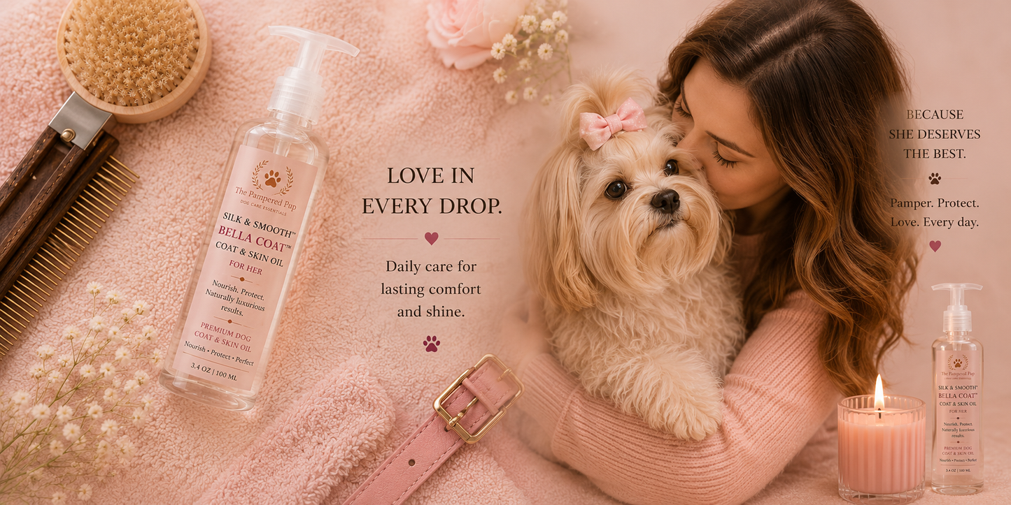 SILK & SMOOTH™ BELLA COAT | Luxury Feminine Coat & Skin Oil