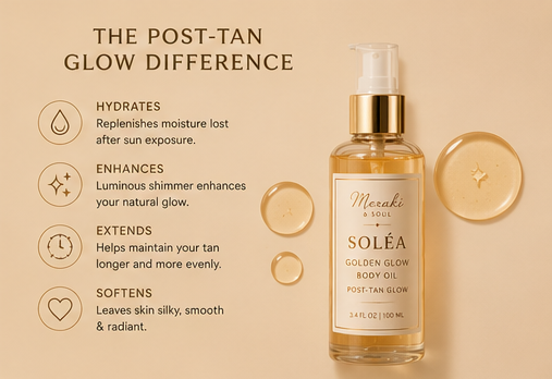 SOLÉA GOLDEN GLOW BODY OIL — Radiance Shimmer Elixir