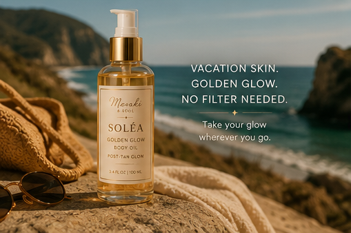 SOLÉA GOLDEN GLOW BODY OIL — Radiance Shimmer Elixir