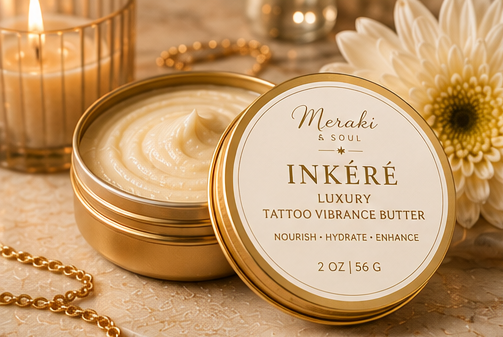 INKÉRÉ Tattoo Butter | Luxury Tattoo Vibrance Butter