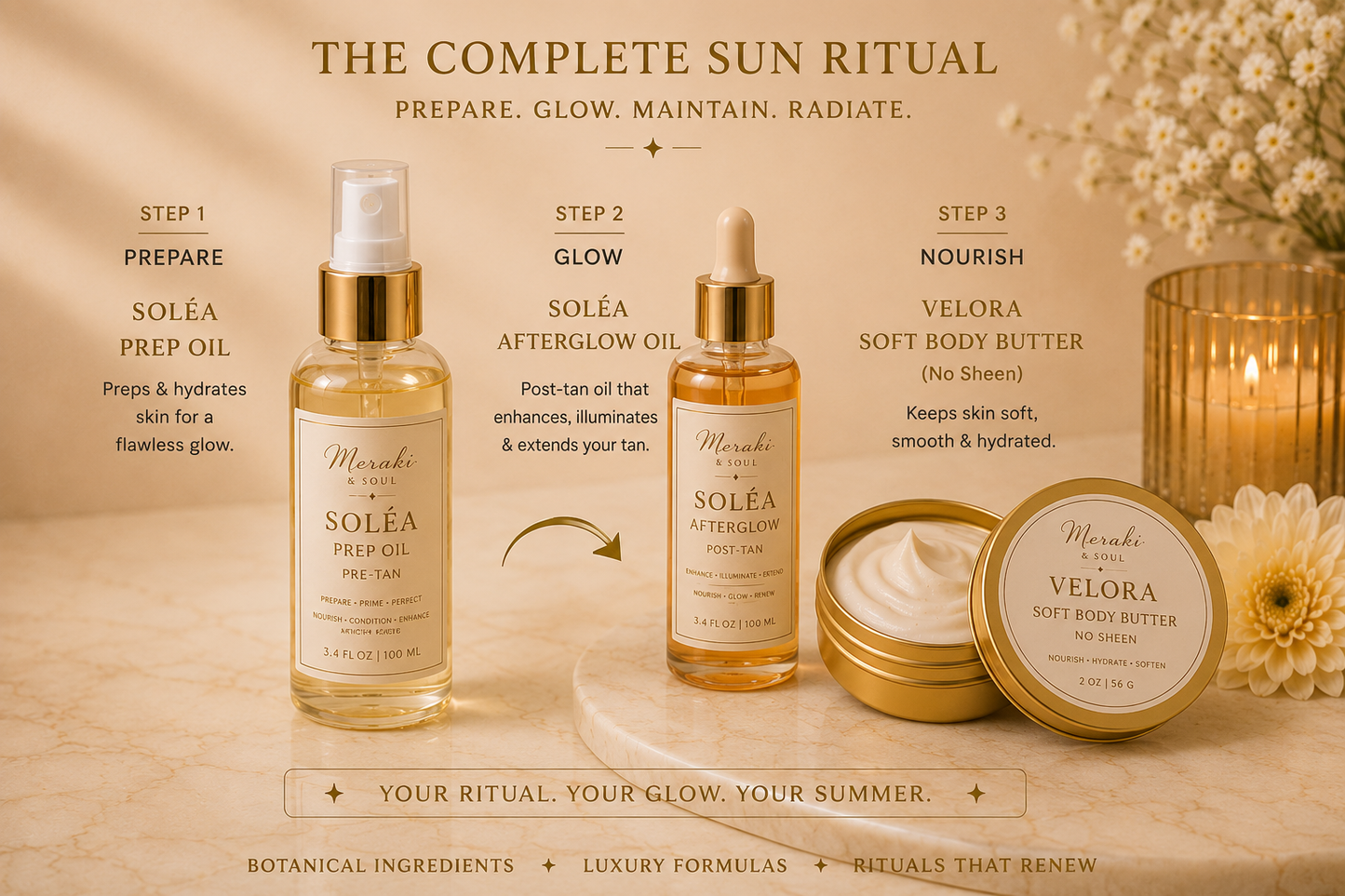 SOLÉA — Prep Oil (Pre-Tan Oil)